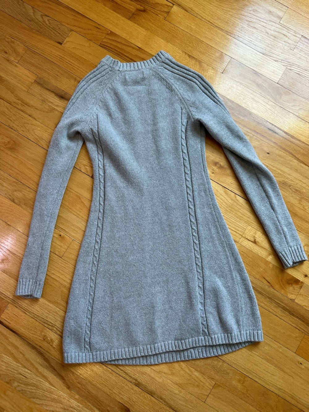 Hollister Mini Grey Knit Sweater Dress size Small - Picture 4 of 5